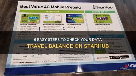 how to check starhub data balance|Guide to StarHub Happy Prepaid App .